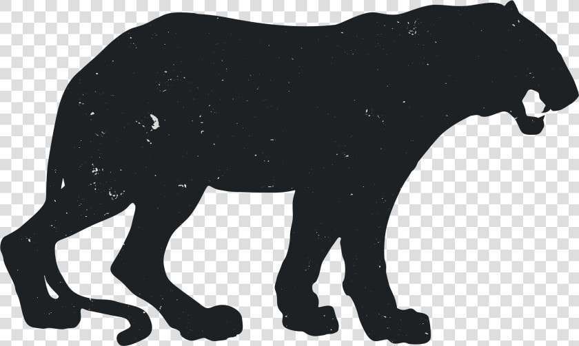 Cougar Clipart Florida Panther   Tiger Silhouette Transparent Background  HD Png DownloadTransparent PNG