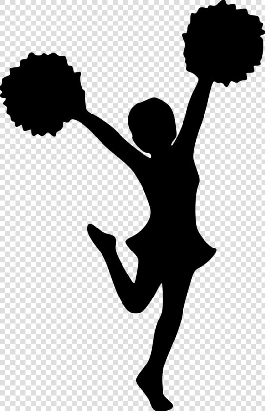 Transparent Cheerleader Silhouette Png  Png DownloadTransparent PNG