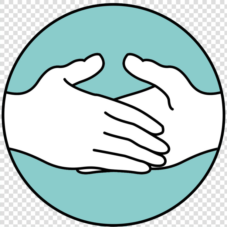 Helping Hands Circle   Helping Hands Cartoon  HD Png DownloadTransparent PNG