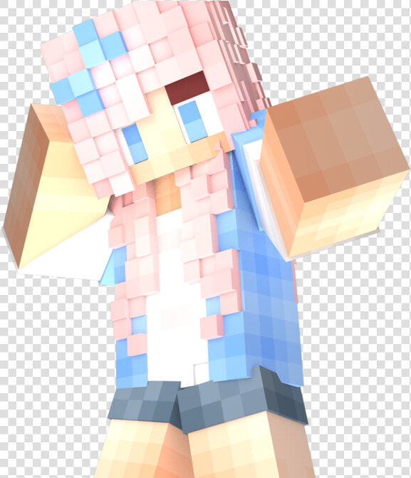 Render Minecraft C4d Girl  HD Png DownloadTransparent PNG