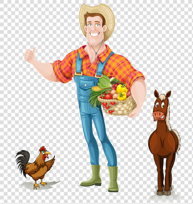 Cartoon Farmer Png Image Background   Transparent Background Farmer Clipart  Png DownloadTransparent PNG