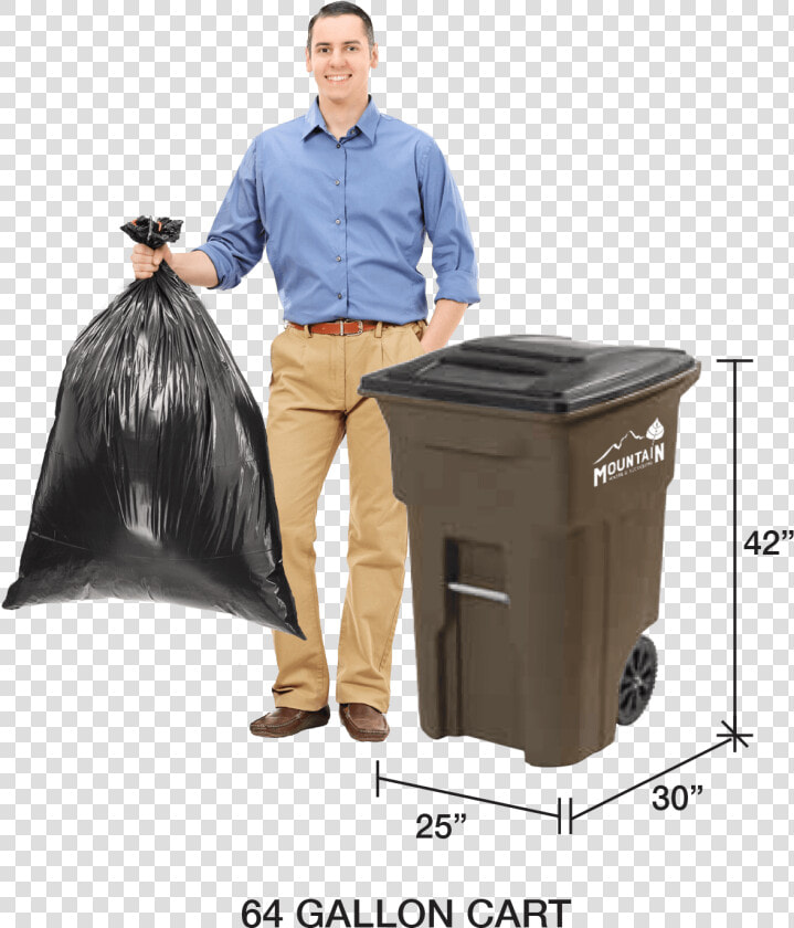 Mwr Residential   64 Gallon Trash Can Dimensions  HD Png DownloadTransparent PNG