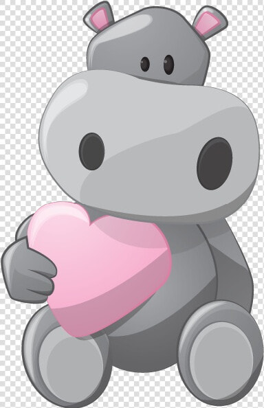 Baby Hippopotamus Cartoon  HD Png DownloadTransparent PNG