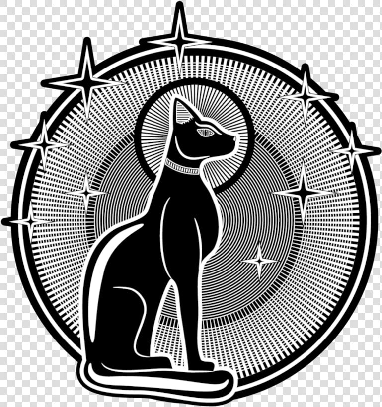 Bastet Cat Tattoo Ancient Egypt Eye Of Horus   Bastet Egypt Cat Drawing  HD Png DownloadTransparent PNG