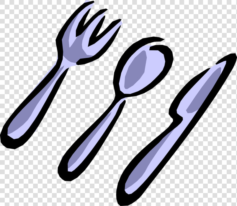 Vector Spoon Illustration   Transparent Cutlery Clipart  HD Png DownloadTransparent PNG