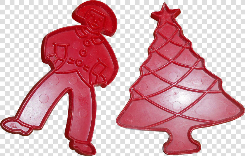 Vintage Tupperware Cookie Cutters  Christmas Tree  amp    Christmas Tree  HD Png DownloadTransparent PNG