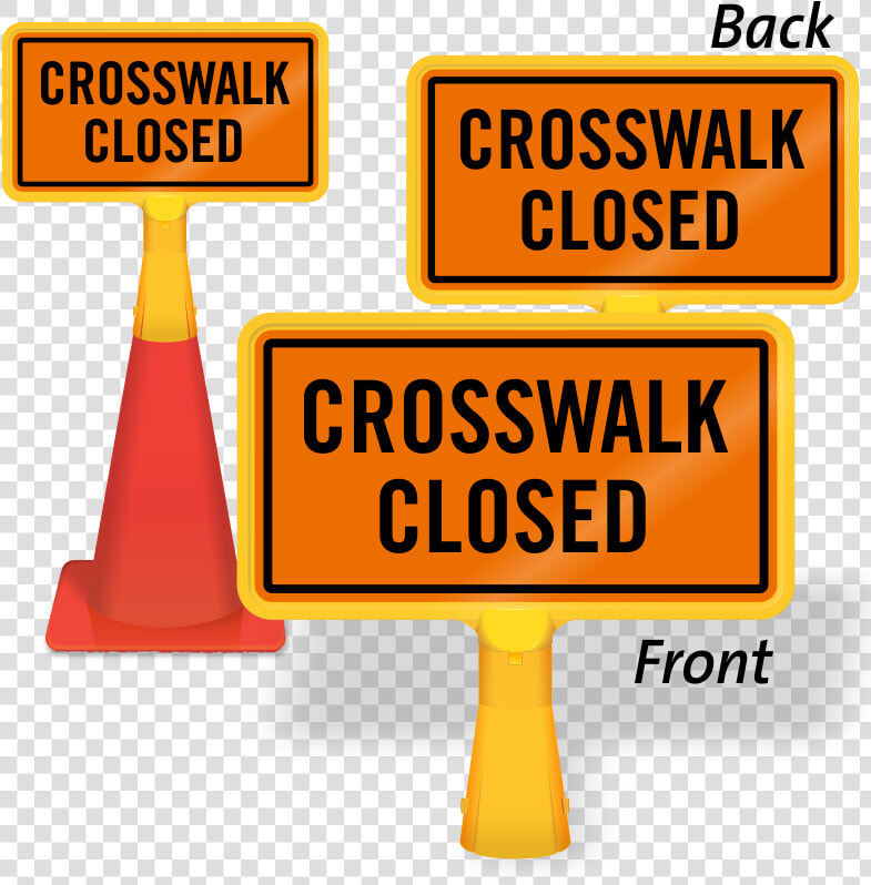 Railroad Clipart Crosswalk Sign   Survey Crew Sign  HD Png DownloadTransparent PNG