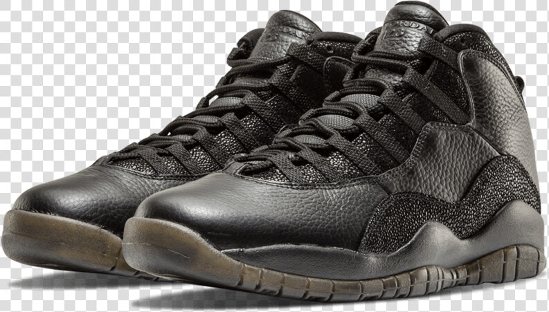 The Daily Jordan   Air Jordan 10 Ovo Black  HD Png DownloadTransparent PNG