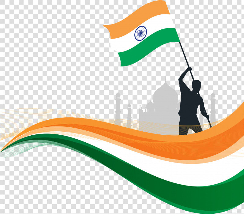 Indian Republic Day Flyaing Indian Flag Png   India Flag Vector Png  Transparent PngTransparent PNG