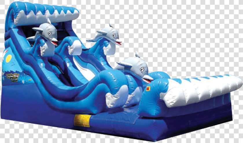 Dolphin Splash Water Slide   Dolphin Water Slide Inflatable  HD Png DownloadTransparent PNG