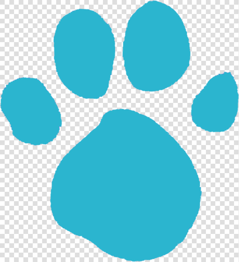 Blues Clues Blue Paw Print  HD Png DownloadTransparent PNG