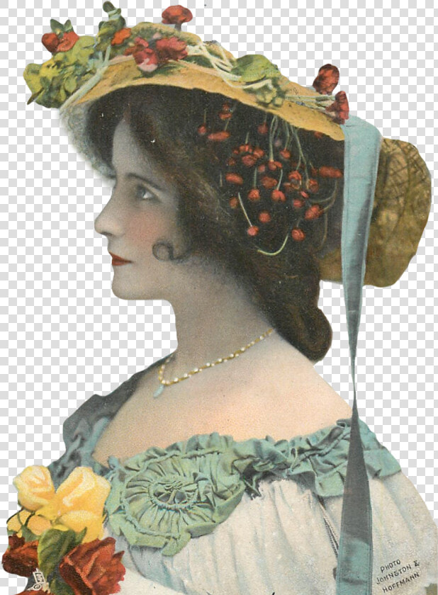  lady  woman  profile  victorian  retro  vintage  girl   Garden Roses  HD Png DownloadTransparent PNG