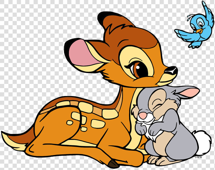 Bambi And Thumper Coloring Pages  HD Png DownloadTransparent PNG