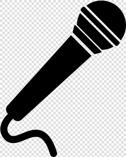 Microphone Musical Note Silhouette   Microphone Silhouette  HD Png DownloadTransparent PNG