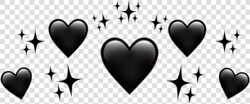  heart  hearts  heartcrown  crown  black  blackheart   Black Heart Crown Png  Transparent PngTransparent PNG