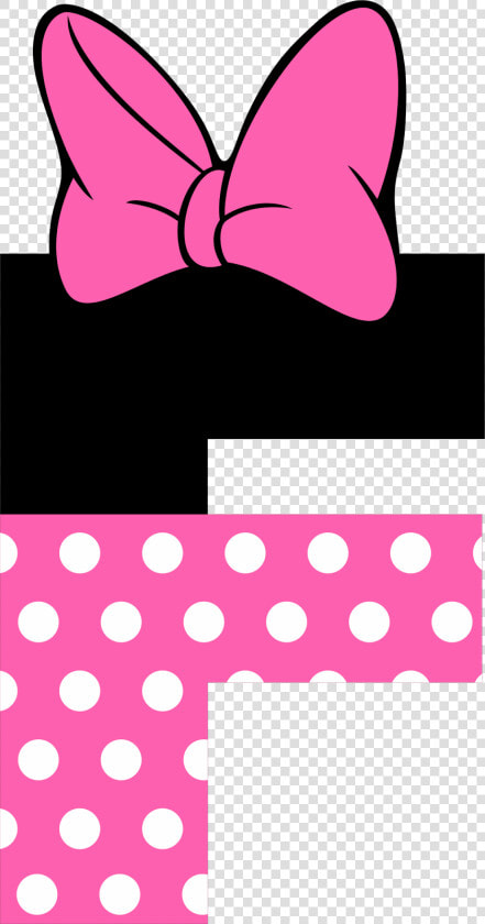 Precioso Alfabeto Tipo Minnie Rosa   Minnie Mouse Letter Design  HD Png DownloadTransparent PNG