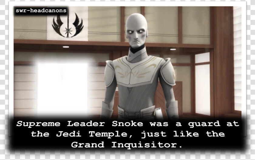 Supreme Leader Snoke Was A Guard At The Jedi Temple    Star Wars Inquisitor Jedi  HD Png DownloadTransparent PNG