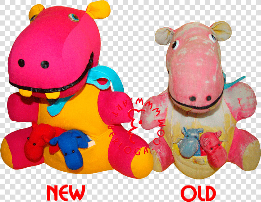 Restoration And Cloning Stuffed Hippo   Baby Toys  HD Png DownloadTransparent PNG