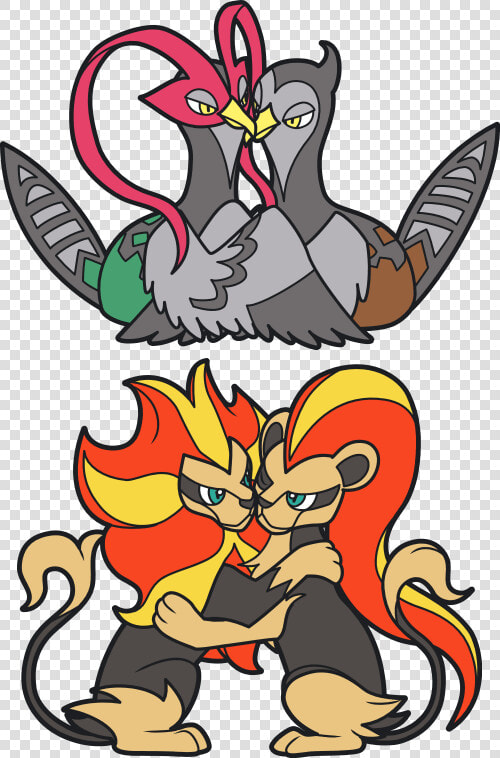 Pokemon Male And Female Hugs  HD Png DownloadTransparent PNG