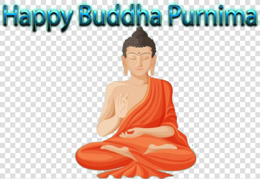 Happy Buddha Purnima Png Free Images   Gautama Buddha  Transparent PngTransparent PNG