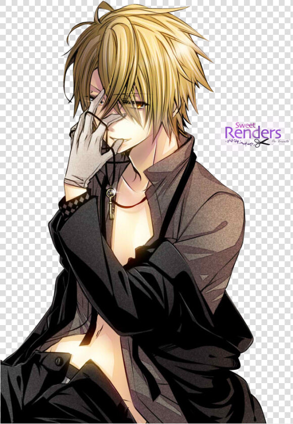 Anime Blond Hot Boy  HD Png DownloadTransparent PNG