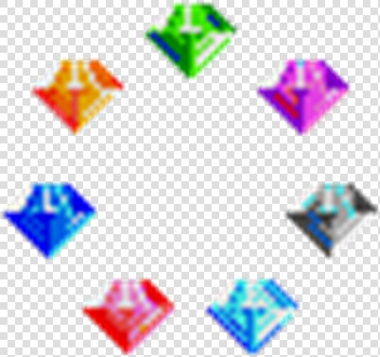 Chaos Emeralds Transparent   Sonic Chaos Emeralds Sprites  HD Png DownloadTransparent PNG