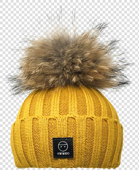 Angora Classic Line Hat Single Pompom Mustard Winter   Beanie  HD Png DownloadTransparent PNG