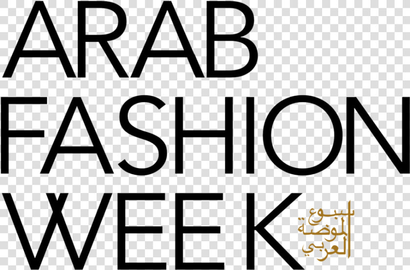 Arab Fashion Week New Logo   Arab Fashion Week Dubai  HD Png DownloadTransparent PNG