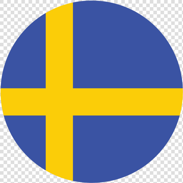 Flag country Sweden   Circle  HD Png DownloadTransparent PNG