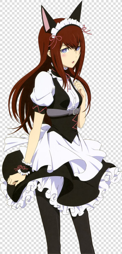 Makise Kurisu Maid  HD Png DownloadTransparent PNG