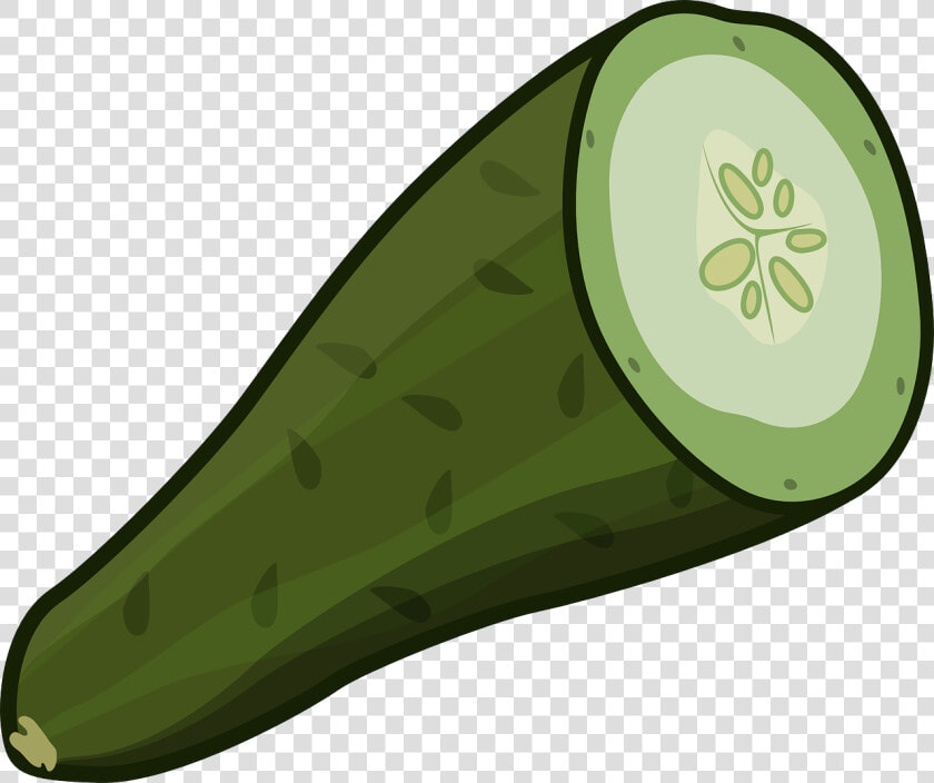 Cut Cucumber   Cut Cucumber Clipart  HD Png DownloadTransparent PNG