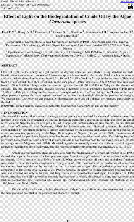 Effect Of Light On The Biodegradation Of Crude Oil   Enterprise  HD Png DownloadTransparent PNG