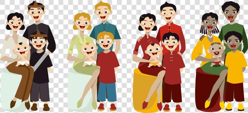 Illustration Members Cartoon Family Free Hq Image Clipart   Family Members Cartoon Png  Transparent PngTransparent PNG