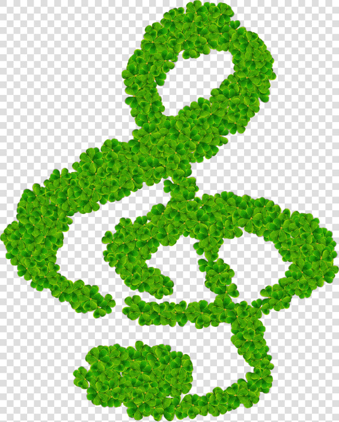 Music Note  Treble Clef  Clover  St Patrick   Note De Musique St Patrick  HD Png DownloadTransparent PNG