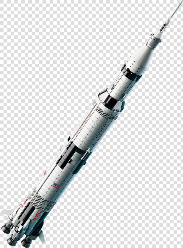 Saturn 5 Rocket Png   Lego Saturn V  Transparent PngTransparent PNG