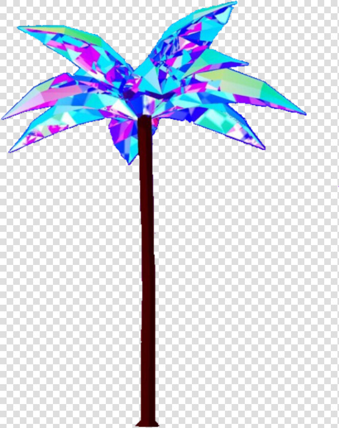 Palmera Beach Tumblr   Vaporwave Palm Tree Png  Transparent PngTransparent PNG