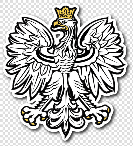 Polish Eagle Die Cut Vinyl Sticker   Pawlowski Polish Pride  Lined Journal  HD Png DownloadTransparent PNG