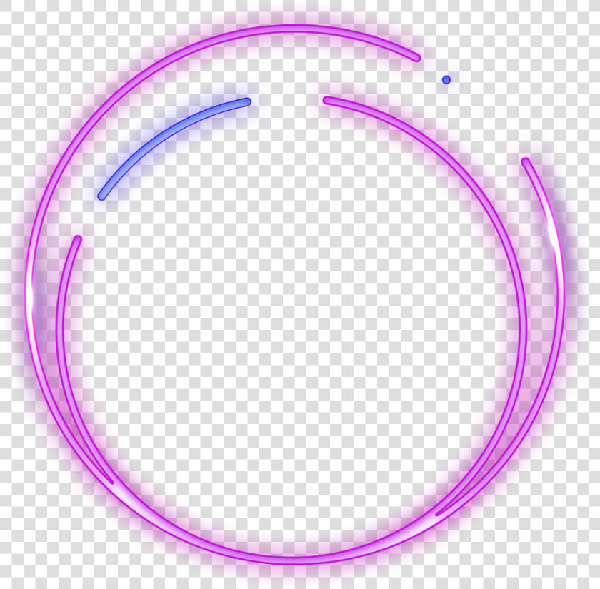  circle  border  neon  geometric  frame  overlay  layers   Circle  HD Png DownloadTransparent PNG