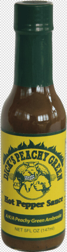 Dirty Dick’s Peachy Green Hot Pepper Sauce 147ml   Glass Bottle  HD Png DownloadTransparent PNG