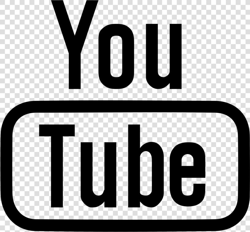 Transparent Clipart Youtube   Youtube Logo Outline White  HD Png DownloadTransparent PNG