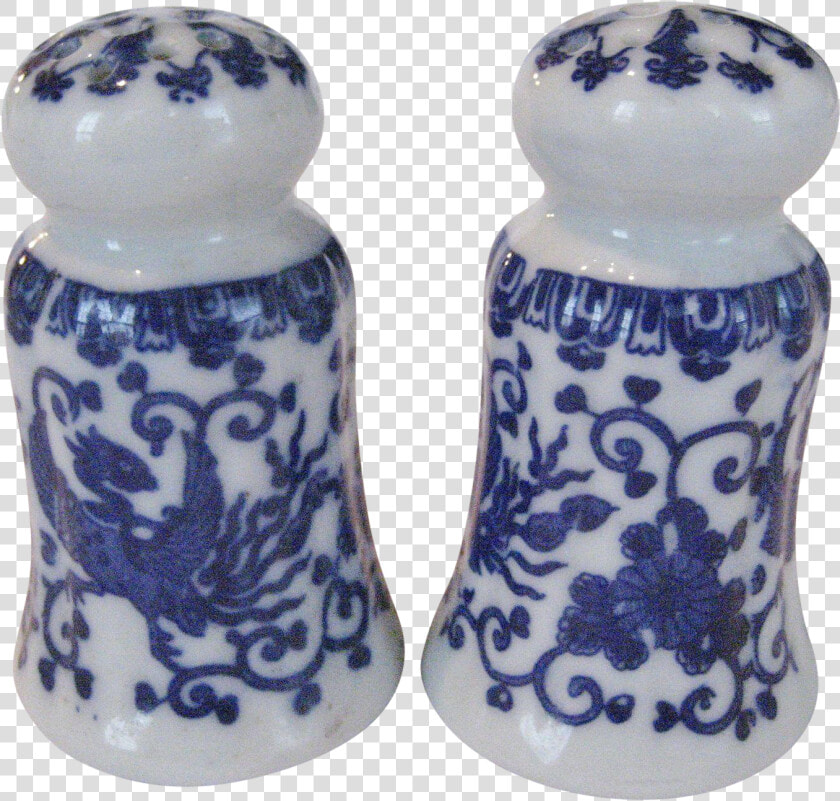 Blue And White Salt And Pepper Shakers  HD Png DownloadTransparent PNG