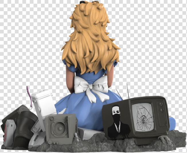 Alice In Wasteland Resin Figure By Abcnt X Mighty Jaxx   Sitting  HD Png DownloadTransparent PNG