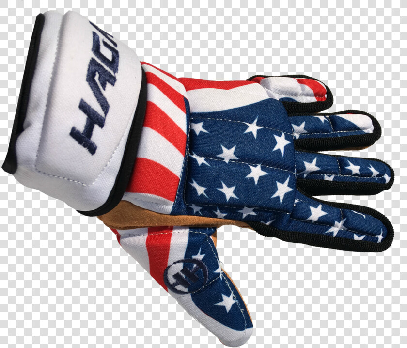 H 1 Player Glove Red white blue   Carmine  HD Png DownloadTransparent PNG