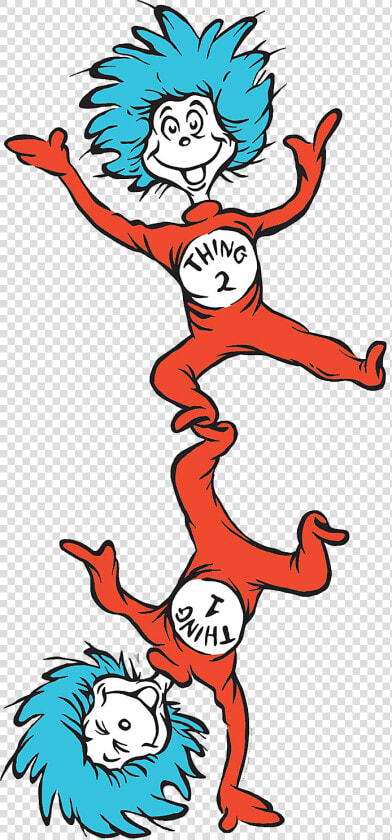 The Cat In The Hat Thing One Thing Two Grinch Child   Dr Seuss Thing 1 And Thing 2 Clip Art  HD Png DownloadTransparent PNG