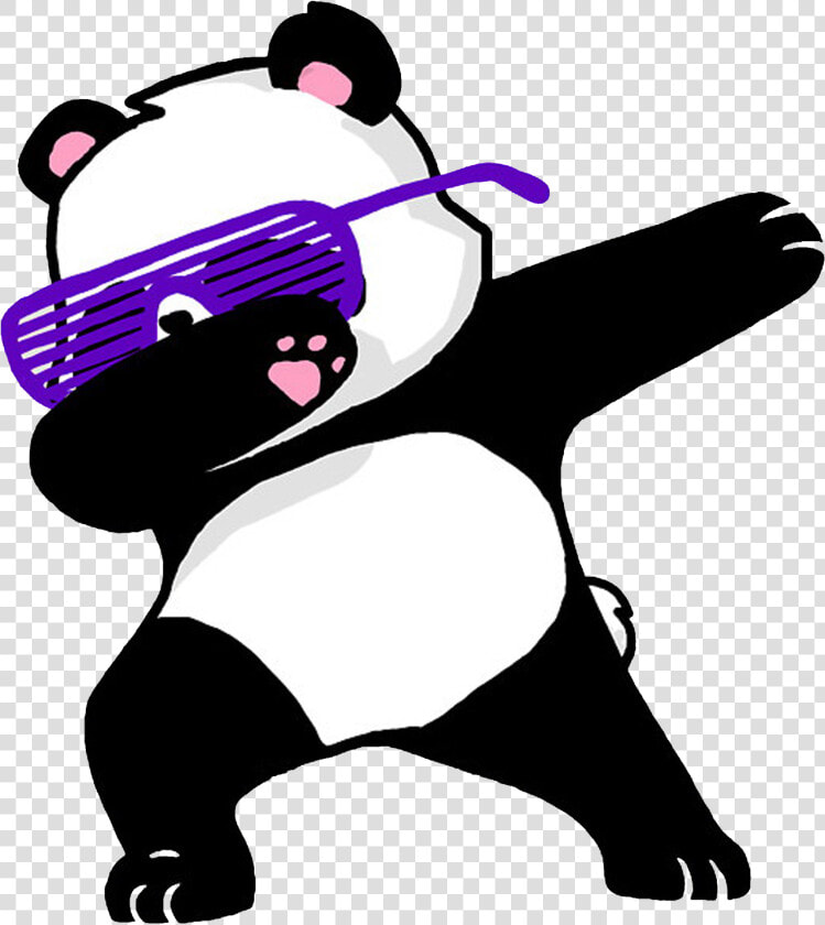 Dabbing Panda Mug Clipart   Dance Dab  HD Png DownloadTransparent PNG