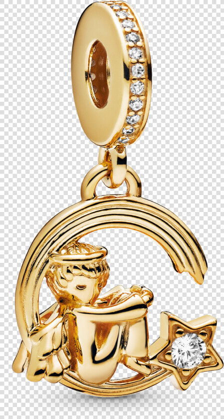 Pandora   Title   Tag   Pandora Angel And Shooting Star Dangle Charm  HD Png DownloadTransparent PNG