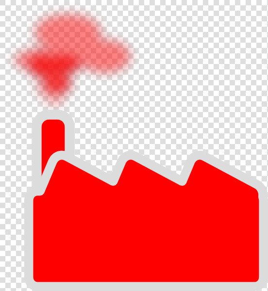 Red Factory Clip Art At Clker   Power Plant Clip Art  HD Png DownloadTransparent PNG