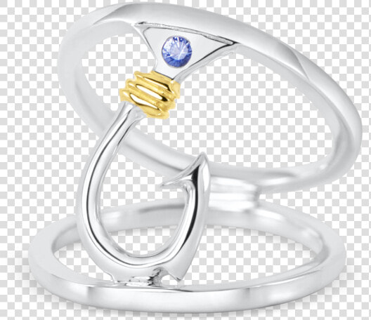 Double Band Hook Ring Nau T Girl   Pre engagement Ring  HD Png DownloadTransparent PNG