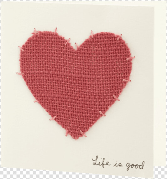 Burlap Heart Card   Heart  HD Png DownloadTransparent PNG