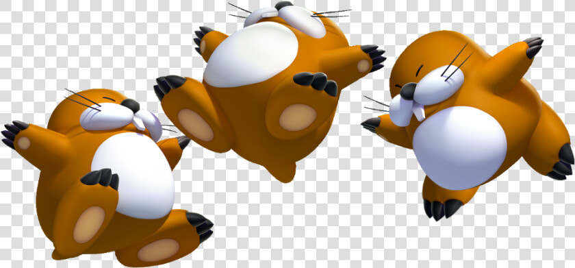 Orange Apple Effect Peach   Super Mario Monty Mole  HD Png DownloadTransparent PNG